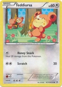 Teddiursa - RC15/RC25 - Common Pokemon