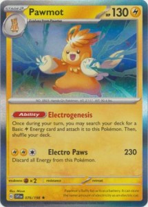 Pawmot - 076/198 - Holo Rare - Pokemon