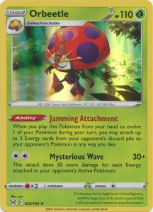 Orbeetle - 020/196 - Holo Rare - Pokemon