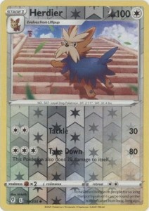 Herdier - 134/203 - Uncommon Reverse Holo Pokemon