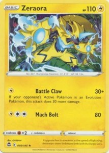Zeraora - 056/195 - Rare Pokemon