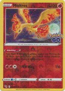 Moltres - 012/078 - Holo Rare Reverse Holo Pokemon