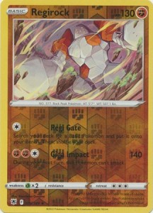 Regirock - 075/189 - Rare Reverse Holo Pokemon