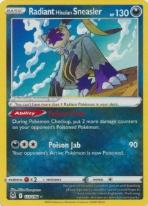 Radiant Hisuian Sneasler - 123/196 - - Pokemon
