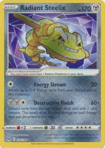 Radiant Steelix - 124/196 - Radiant Rare - Pokemon