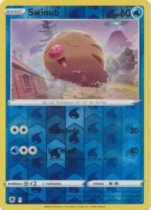 Swinub - 031/189 - Common Reverse Holo - Pokemon