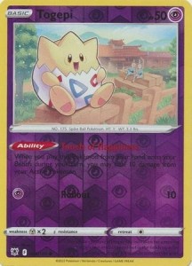 Togepi - 055/189 - Common Reverse Holo - Pokemon
