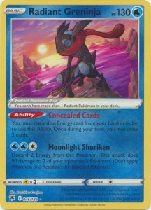 Radiant Greninja - 046/189 - Pokemon