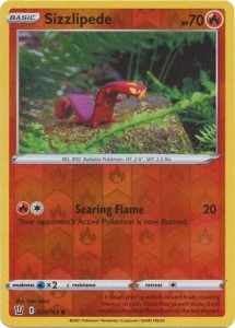 Sizzlipede - 029/163 - Common Reverse Holo Pokemon