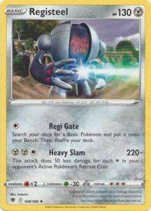 Registeel - 108/189 - Rare Pokemon