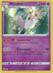 Wyrdeer - 069/189 - Holo Rare - Pokemon