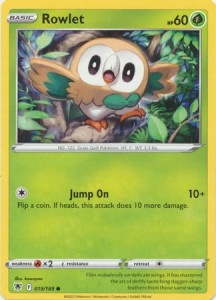 Rowlet - 019/189 - Common - Pokemon
