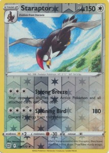 Staraptor - 119/172 - Reverse Holo Brilliant Stars