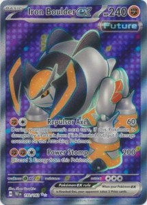 Iron Boulder ex - 192/162 - Full Art Secret Rare - Pokemon