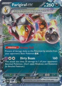 Farigiraf ex - 108/162 - Ultra Rare - Pokemon