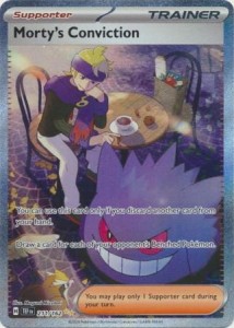 Morty's Conviction - 211/162 - Special Illustration Rare - Pokemon