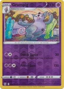 Grumpig - 056/163 - Uncommon Reverse Holo Pokemon