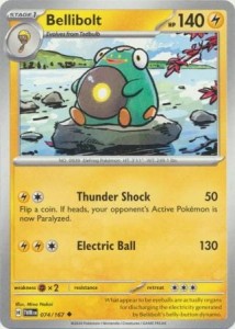 Bellibolt - 074/167 - Uncommon - Pokemon