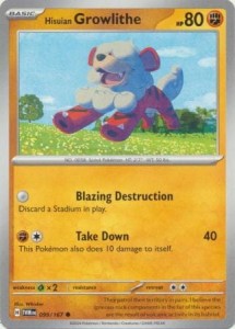 Hisuian Growlithe - 099/167 - Common - Pokemon