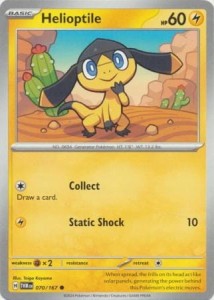 Helioptile - 070/167 - Common - Pokemon