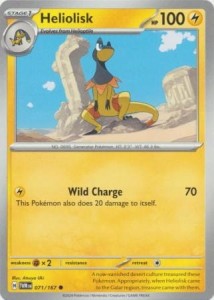 Heliolisk - 071/167 - Common - Pokemon