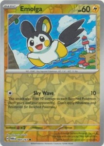 Emolga - 069/167 - Common Reverse Holo - Pokemon