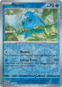 Phione - 055/167 - Common Reverse Holo - Pokemon