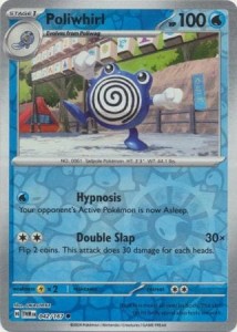 Poliwhirl - 042/167 - Common Reverse Holo - Pokemon