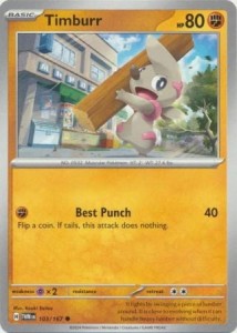 Timburr - 103/167 - Common - Pokemon