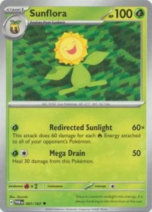 Sunflora - 007/167 - Uncommon - Pokemon