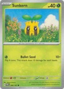 Sunkern - 006/167 - Common - Pokemon