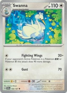 Swanna - 140/167 - Uncommon - Pokemon
