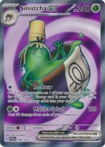 Sinistcha ex - 189/167 - Full Art Secret Rare - Pokemon