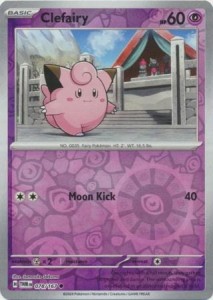 Clefairy - 078/167 - Common Reverse Holo - Pokemon