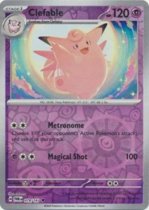 Clefable - 079/167 - Uncommon Reverse Holo - Pokemon
