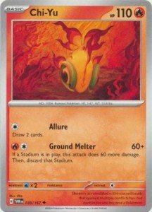 Chi-Yu - 039/167 - Uncommon - Pokemon