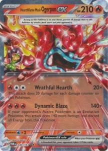 Hearthflame Mask Ogerpon ex - 040/167 - Ultra Rare - Ultra Rare - Pokemon