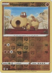 Hippopotas - 084/203 - Common Reverse Holo Pokemon