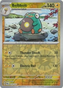 Bellibolt - 074/167 - Uncommon Reverse Holo - Pokemon