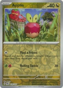 Applin - 126/167 - Common Reverse Holo - Pokemon
