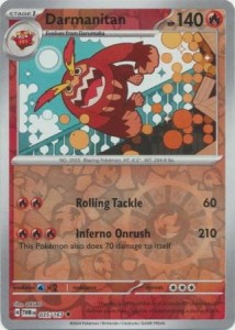 Darmanitan - 035/167 - Uncommon Reverse Holo - Pokemon