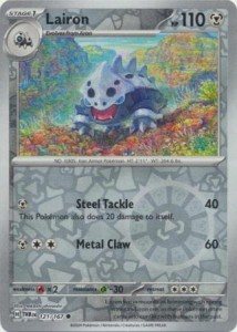 Lairon - 121/167 - Common Reverse Holo - Pokemon
