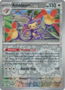 Ambipom - 138/167 - Uncommon Reverse Holo - Pokemon