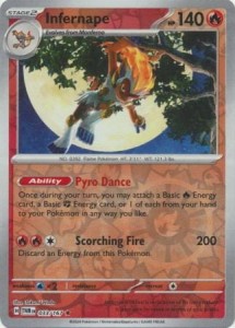Infernape - 033/167 - Holo Rare Reverse Holo - Pokemon