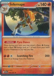 Infernape - 033/167 - Holo Rare - Pokemon
