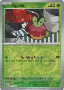 Applin - 017/167 - Common Reverse Holo - Pokemon