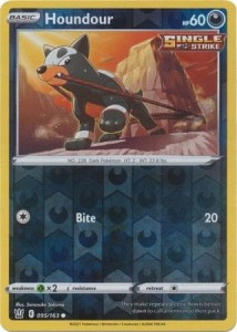 Houndour - 095/163 - Common Reverse Holo Pokemon