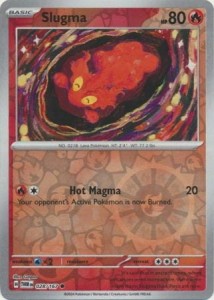 Slugma - 028/167 - Common Reverse Holo - Pokemon
