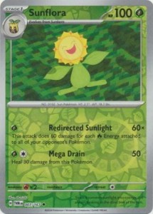 Sunflora - 007/167 - Uncommon Reverse Holo - Pokemon