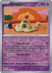 Sandygast - 091/167 - Common Reverse Holo - Pokemon